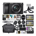Mirrorless Bundle 16-50mm Camera Digital Holiday with (Black) Sony ILCE6400L/B