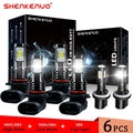 6X 1999 For LED Super 2000 Tahoe white Chevy Bright Silverado 2002 Bulbs 2000-2006 Kit 2001 Lights 6000K Headlights