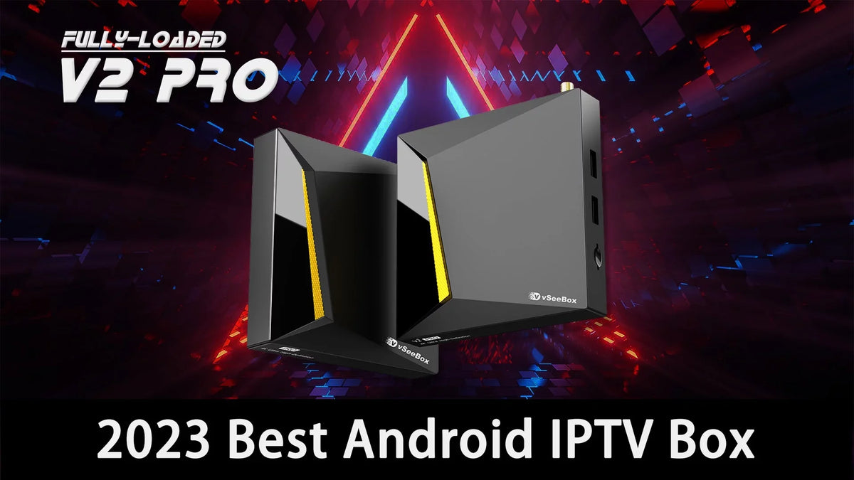 Wi-Fi Upgraded V2pro 2023 6k & Voice vSeeBox w/Bluetooth Remote
