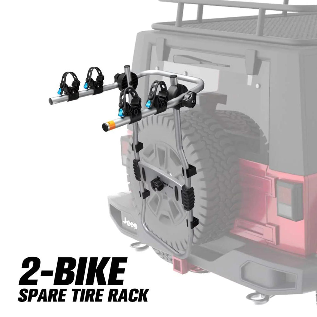 75 Rack Black 2 Bolt Fieryred Pound Tire Bike On Capacity, Spare w/