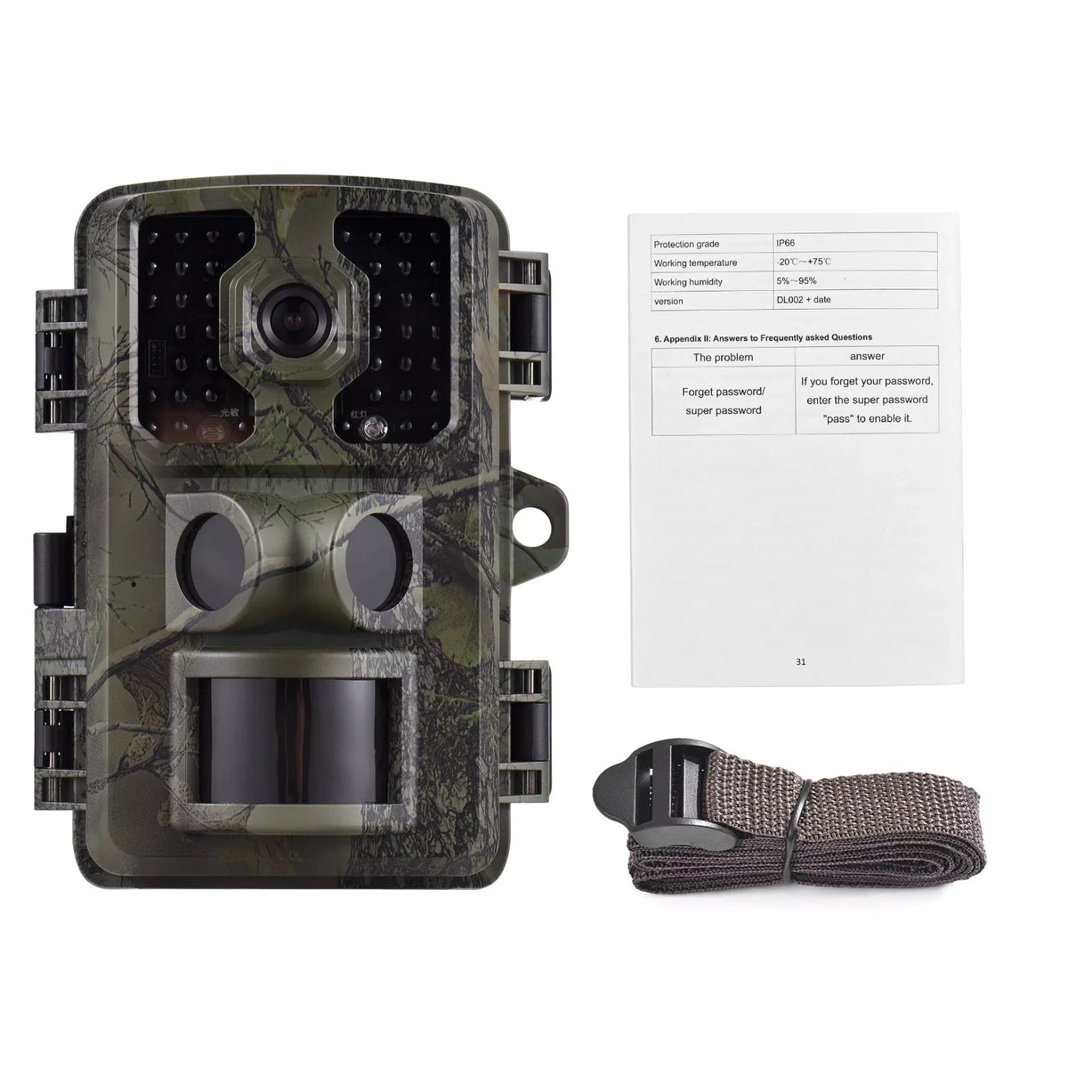 Wildlife Sensors Trigger Inch Supports PIR Color TFT 4K Time GoolRC Tracking Infrared Activated 0.5s Screen with Waterproof 2.0 Trail Motion IP66 16MP