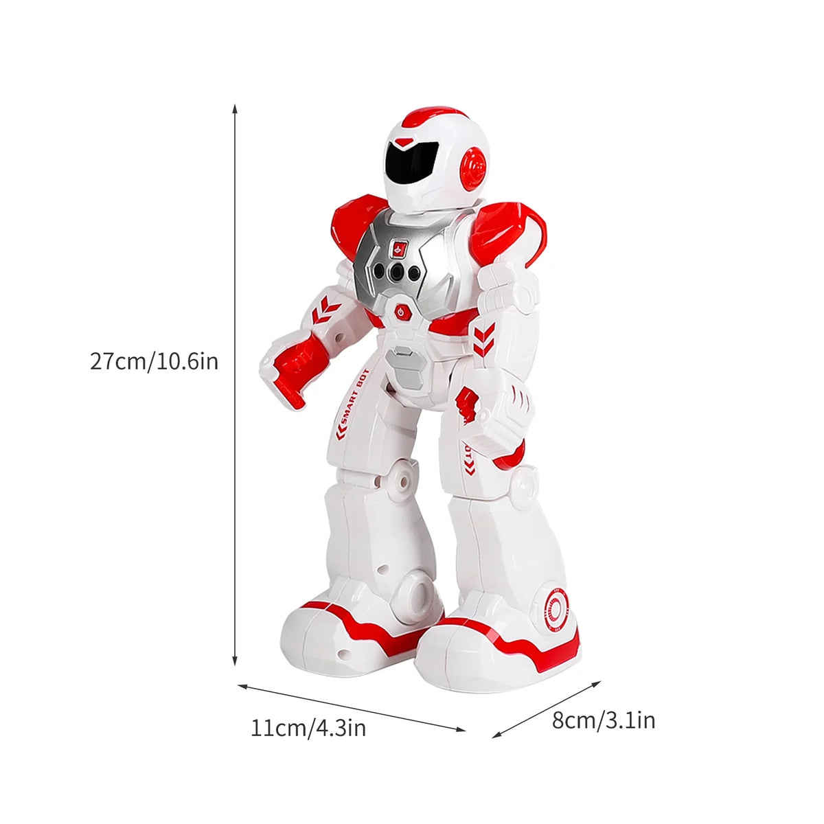 Dancing Robots Gesture Kids Walking RC Robot for Singing Red and Boys Girls Sensing - Smart for