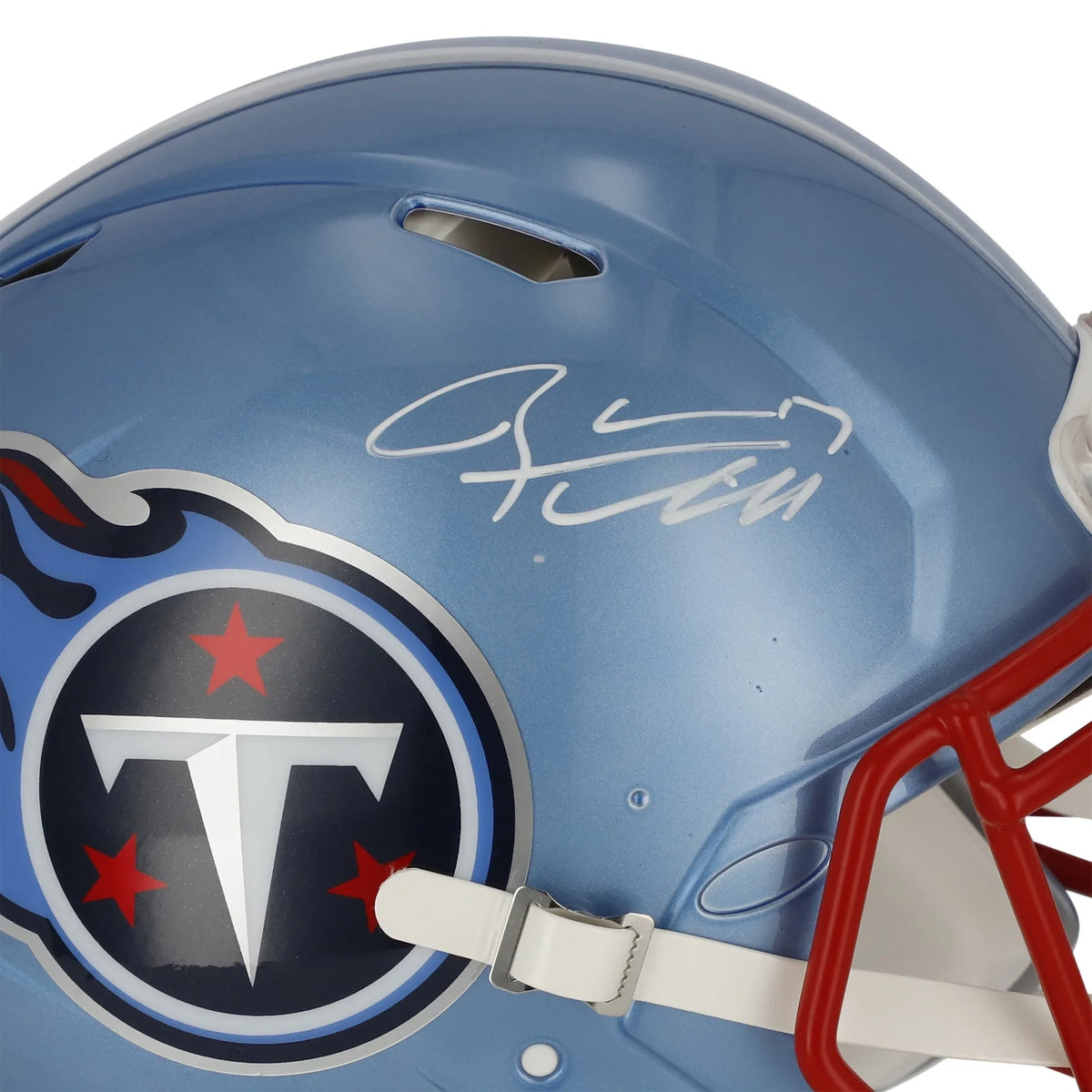 Ryan Authentic Titans Helmet Riddell Flash Tannehill Tennessee Autographed Speed