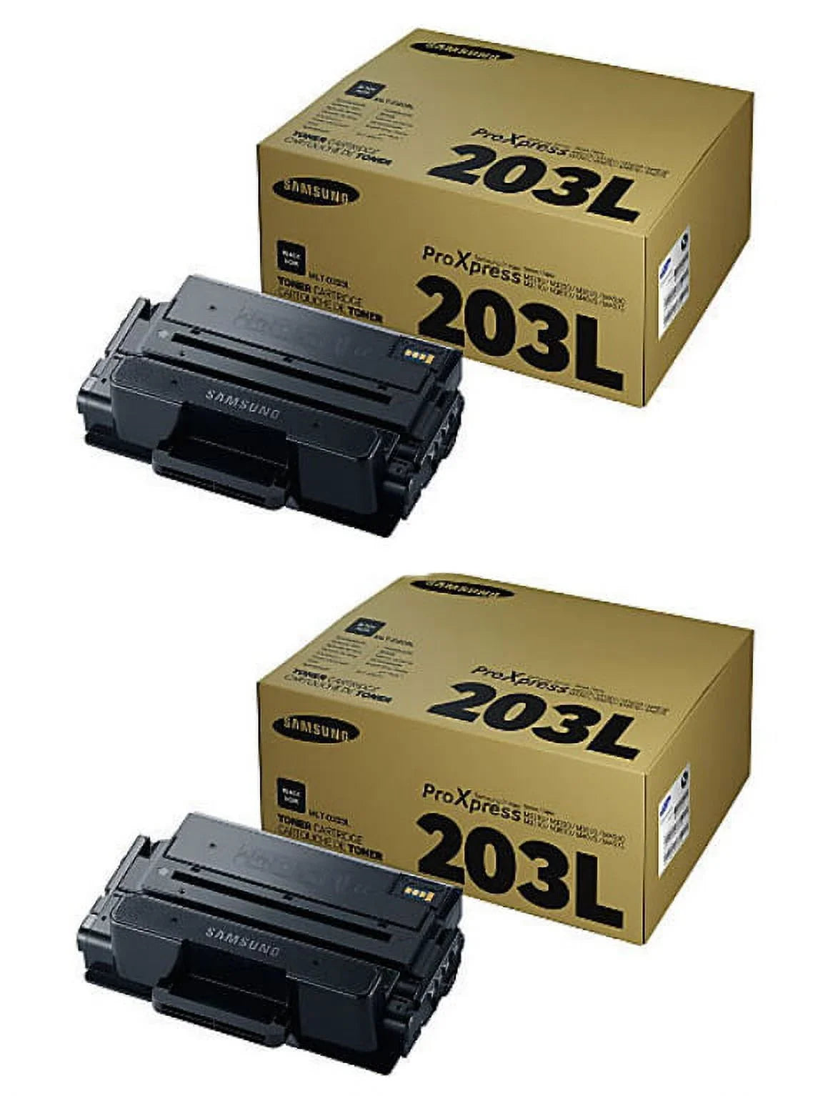 Black MLT-D203L Cartridge Yield 2-Pack Toner High
