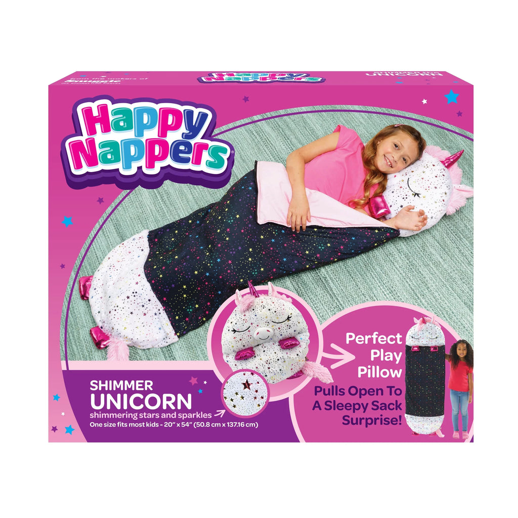 Sleeping and One, Plush Happy in Pillow Toy Nappers Unicorn Sack