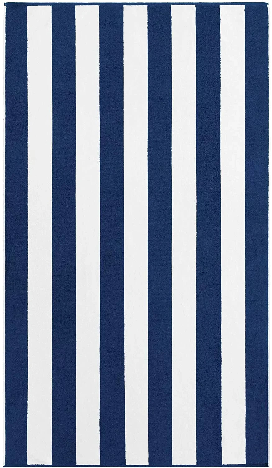 inch & 1) Yacht Terry 72 x style Extra Double Soft Large Beach Classic 100% Pool Resort Luxury Towel Dyed Stripe Yarn Prime 40 Cotton Hotel Cabana (Navy,