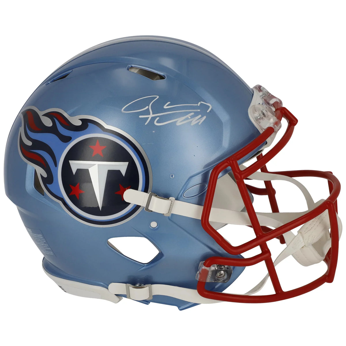 Ryan Authentic Titans Helmet Riddell Flash Tannehill Tennessee Autographed Speed