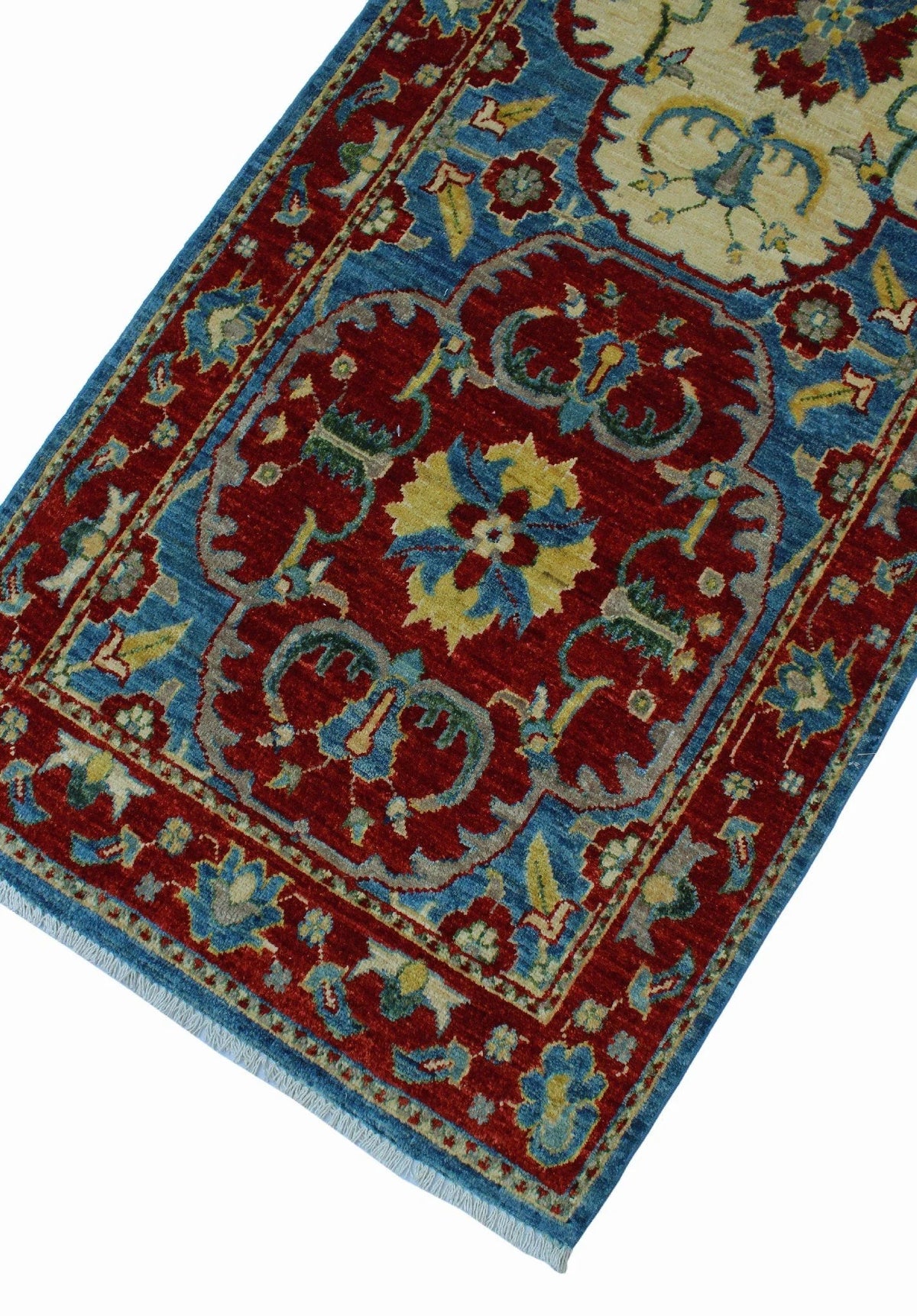 Melba Aria Runner, 9'10" x Blue/Red 2'10" Lt.