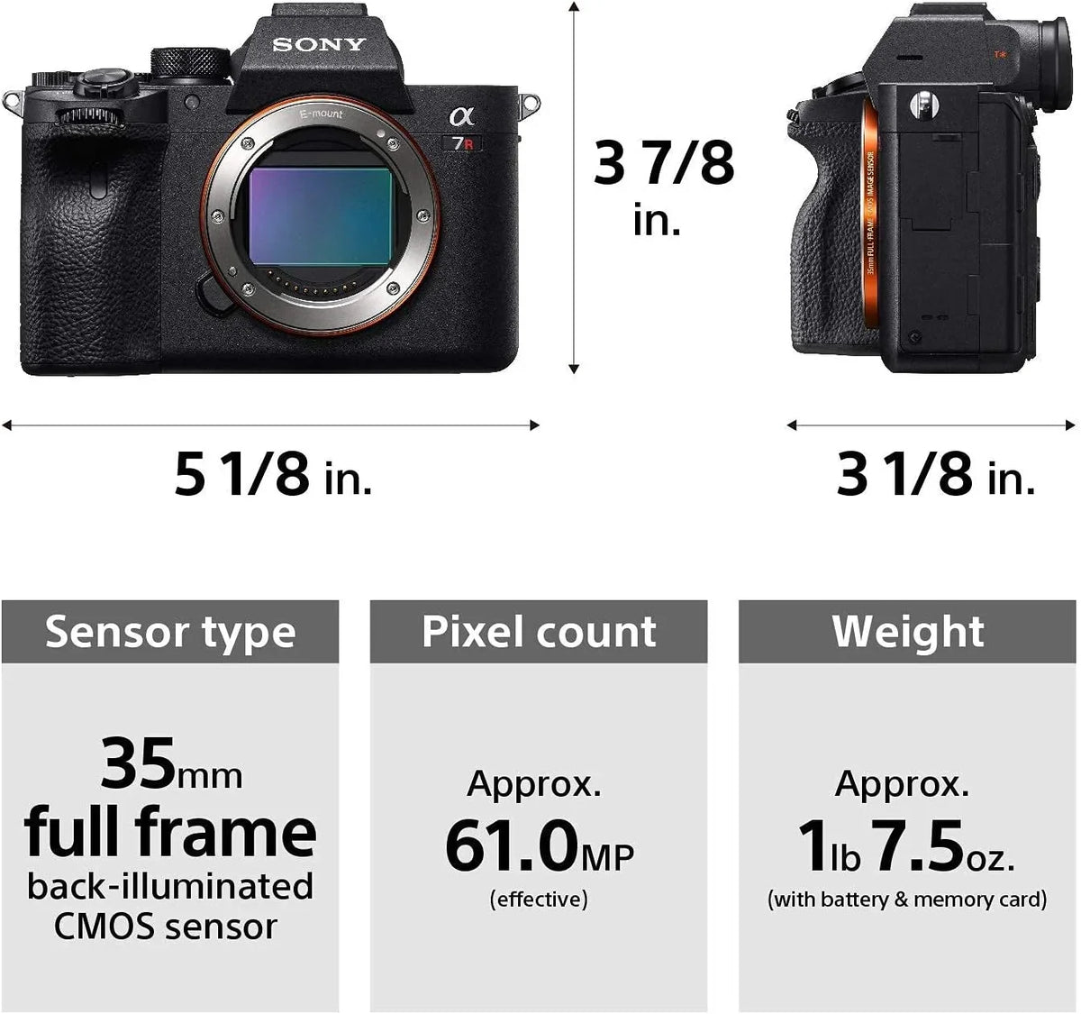 Flexible + a7R Tripod, IV Gadget Card, a7R 64GB Digital Alpha More Mirrorless Sony Bag Bundle IV Camera with | Memory Sony
