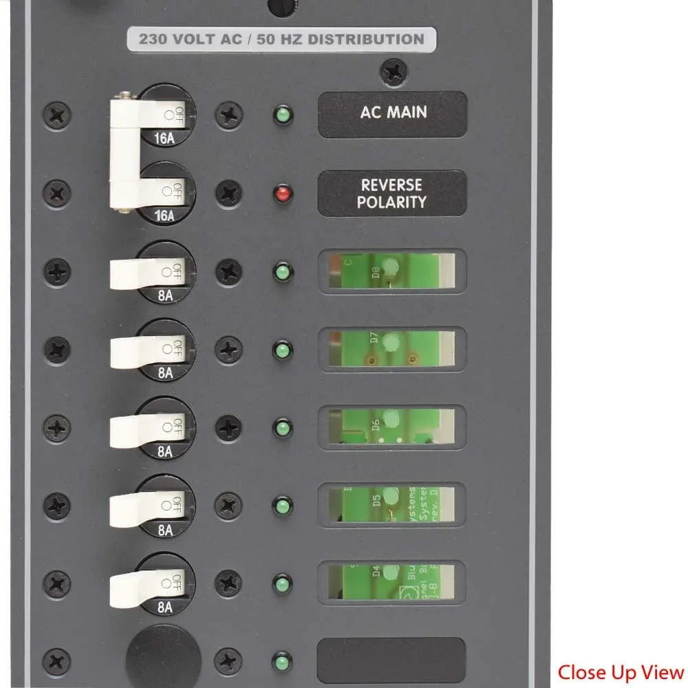 Sea | 8588 Blue 230VAC Power Panel Boat Main Distribution