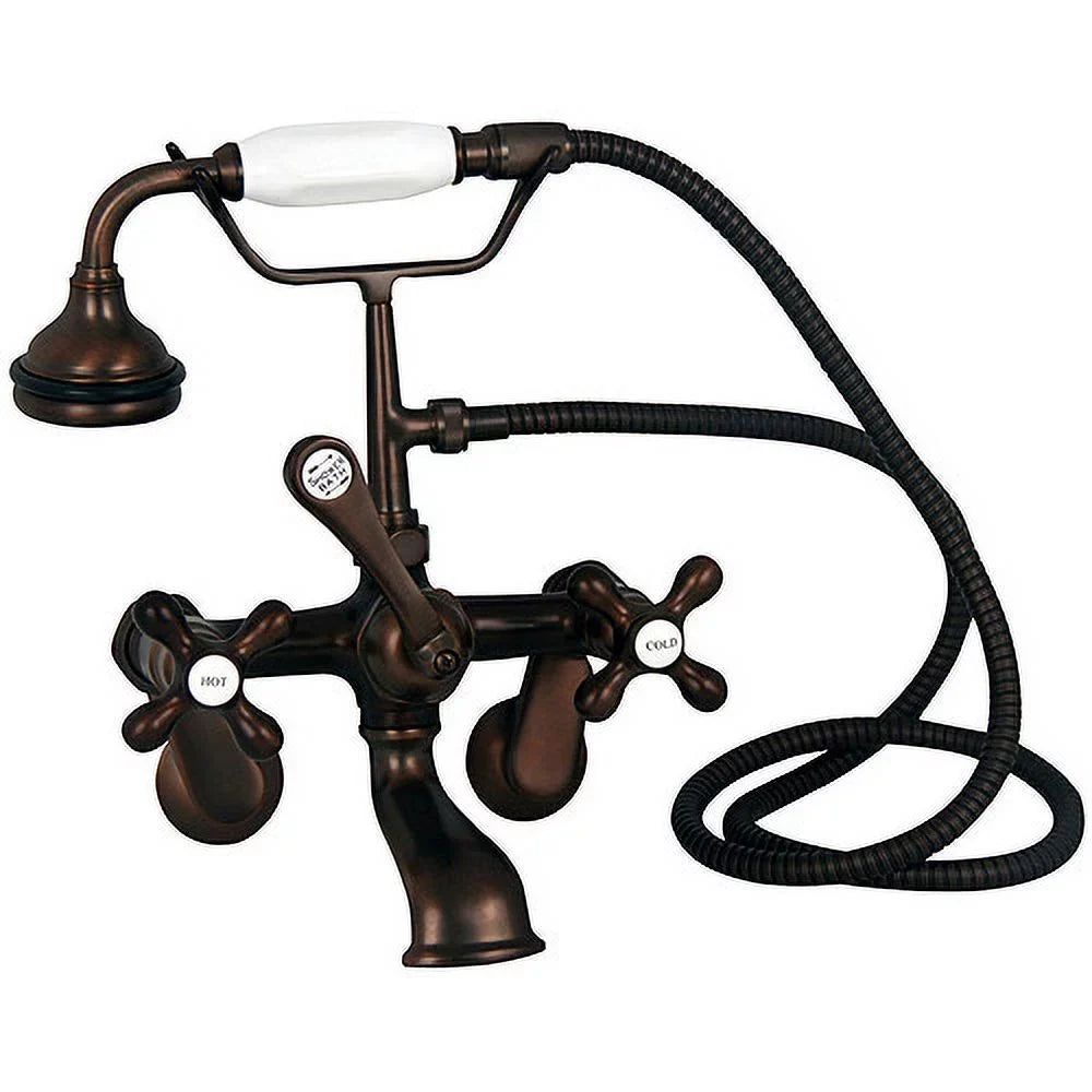 Shower TKCTRN60-ORB4 Top Rd 60 Kit Drain-Oil Rubbed Roll Bronze Tub Filler Supplies CI