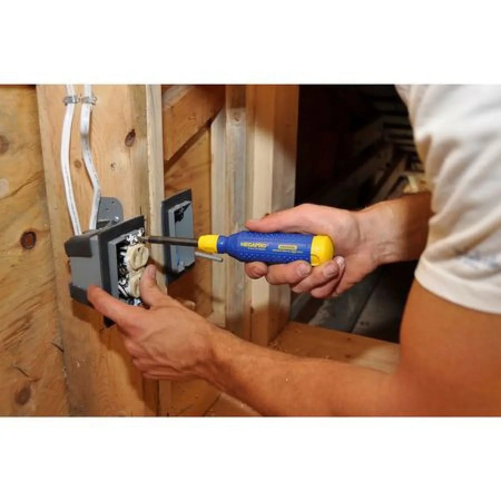 Multi-Bit MEGAPRO 151NAS-B Screwdriver,15-in-1,8-1/2"