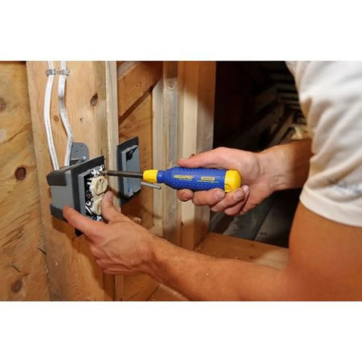 Multi-Bit MEGAPRO 151NAS-B Screwdriver,15-in-1,8-1/2"