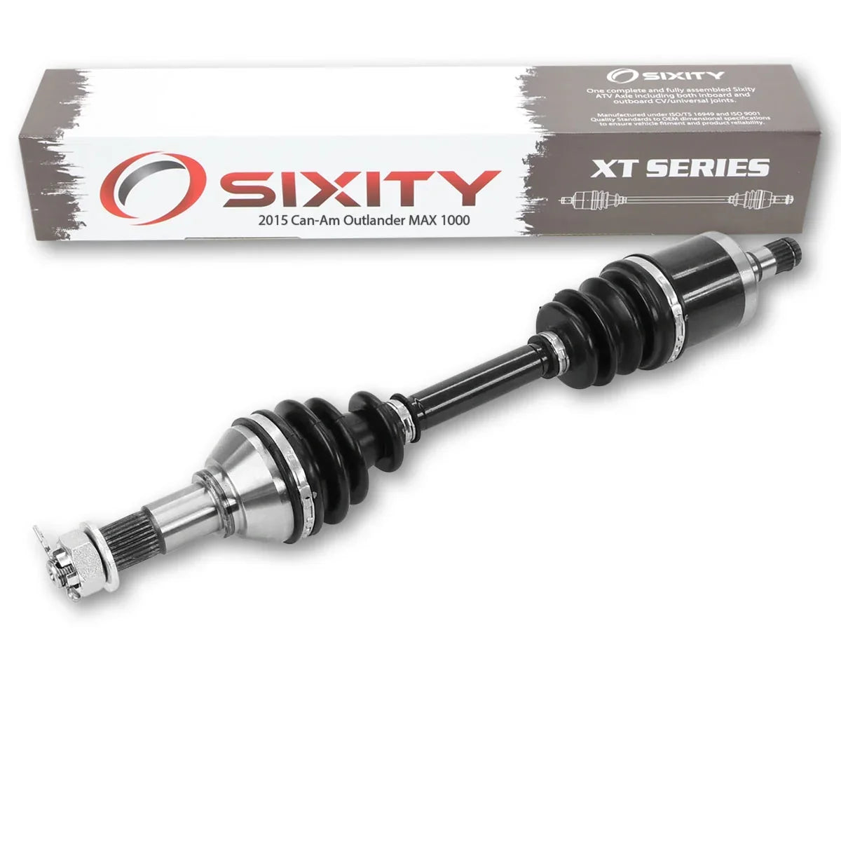 Front 4X4 compatible EFI 2015 Outlander Sixity LTD XT with - Left 1000 Axle MAX STD Can-Am