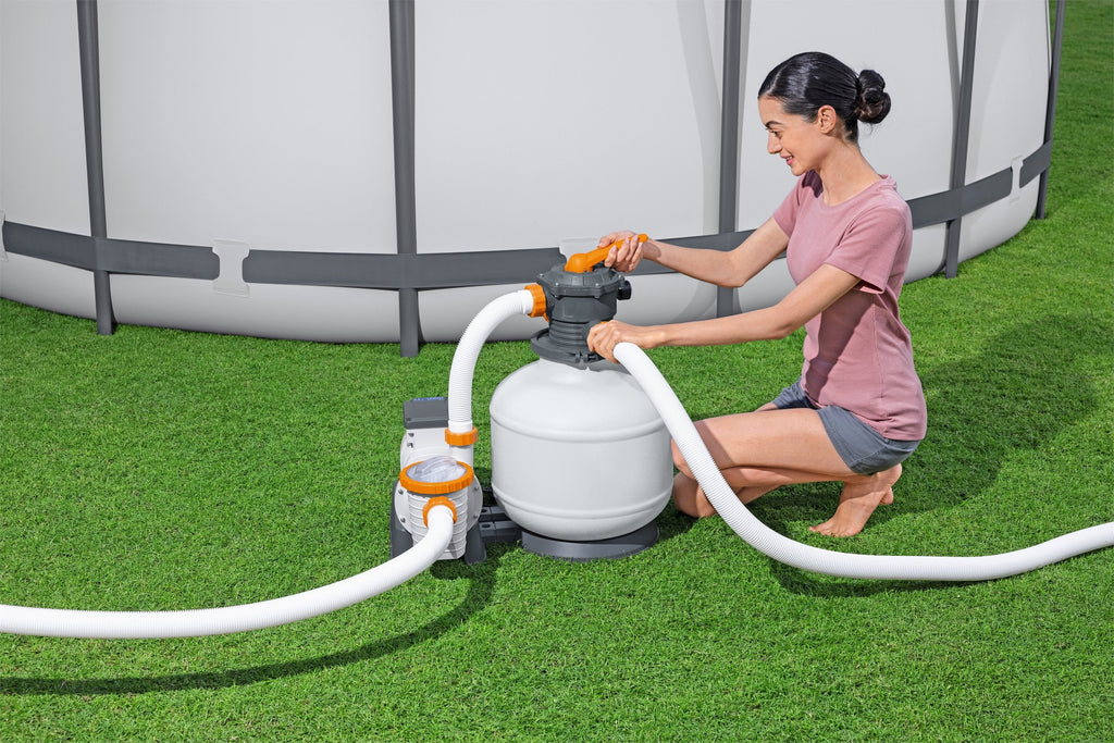 Filter Pool Ground Gallon 3000 Bestway Sand Above Flowclear Pump