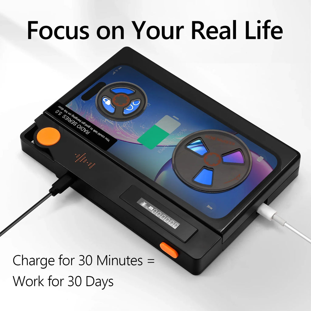 Box with on Phone Cover, Screen) (L Prevent Cell Black-One Box Real Lock Phone for Lock Portable Life Focus 6.7x3.5x0.7, to Semi-Transparent Phone With Timed Help Timer, Addiction,
