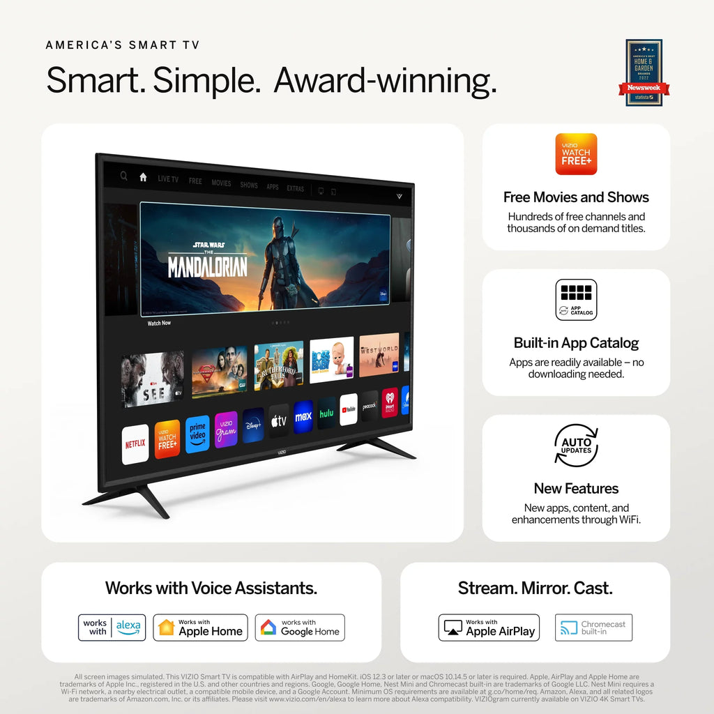 TV Smart VIZIO HDR OLED SmartCast OLED65-H1 65" 4K Class