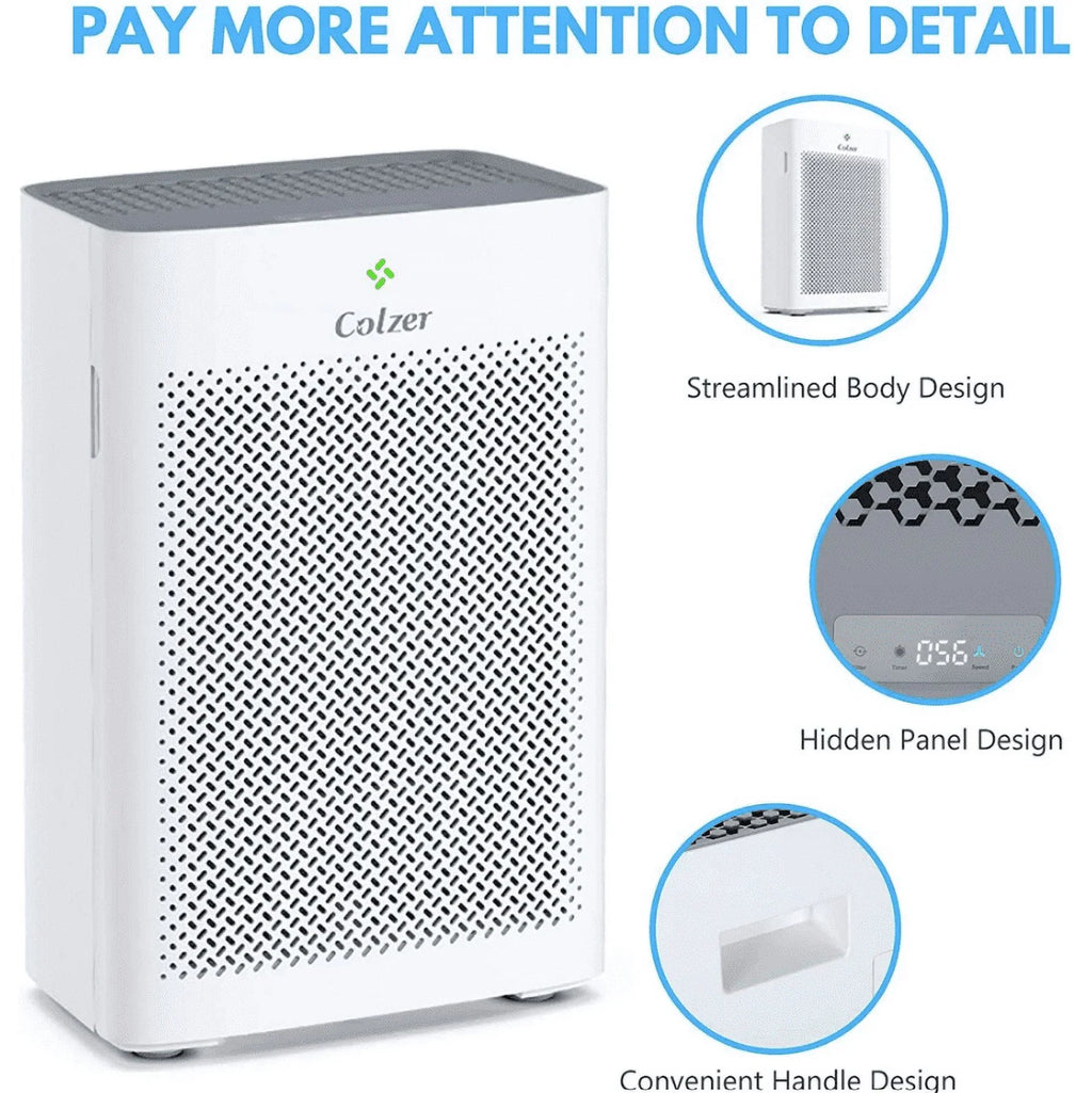 Composite Open WHITE Filter Hepa Purifier With EPI-328 Air - Colzer Box