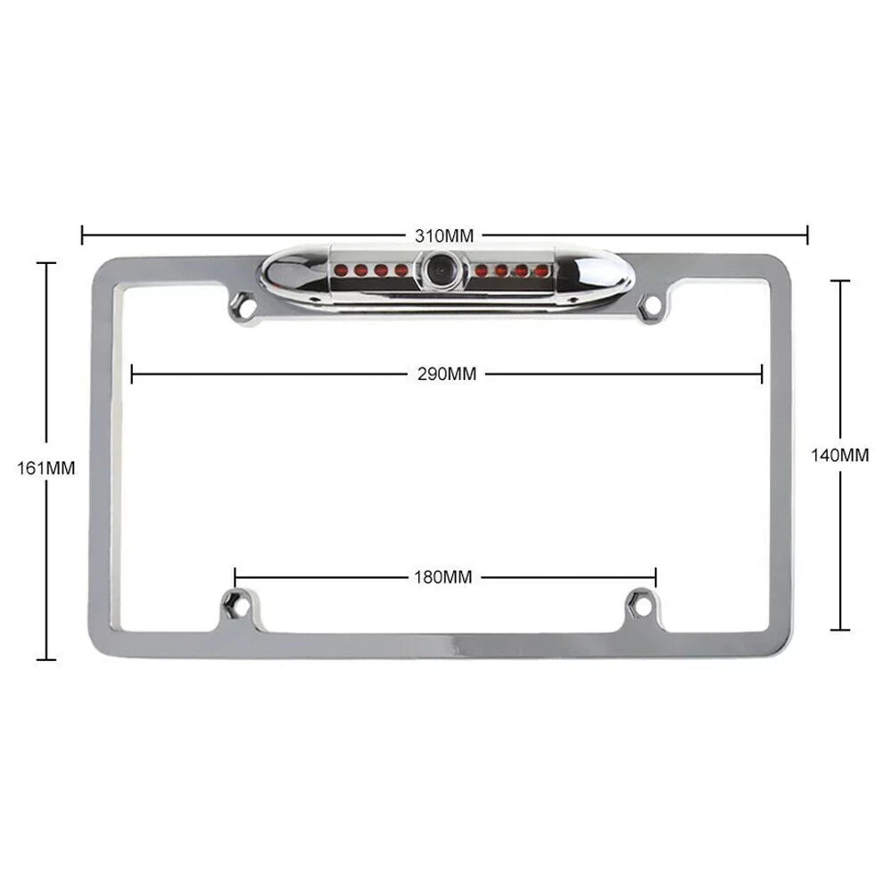 Rear Vision Chrome DNX571HD Kenwood View DNX-571HD - Camera Frame Color Night For