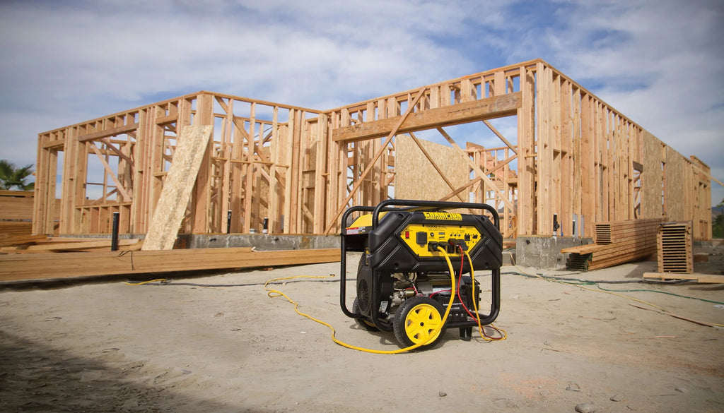 Portable with Champion Hook Equipment Watts Lift 15,000/12,000 Power Start Electric Generator and