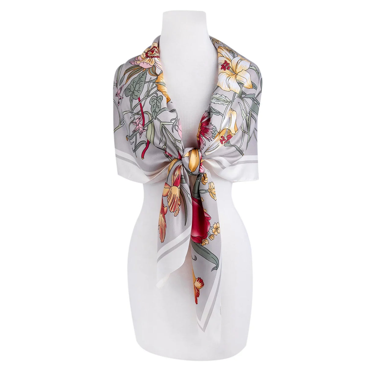 130 for Fashion Shawl for Women Wedding cm) Shawl 51x51'' GOODS Silk Wrap Travel Scarf and Beige Evening Shawl (130 Tops STP Botany *