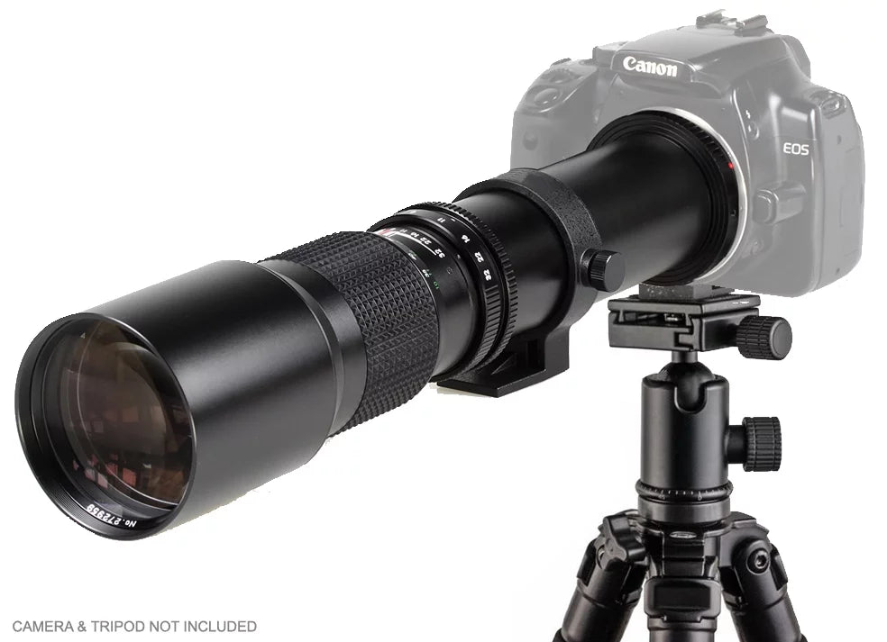 Canon High Rebel Focus EOS Manual 1000mm Power XSi Lens