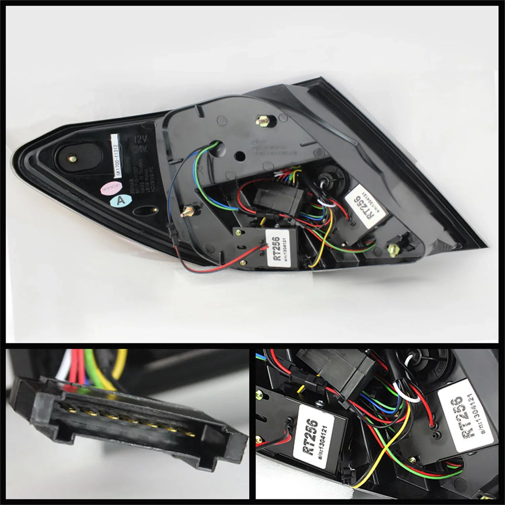 C 2011-2014 design 11-14 Fit (Will Benz Lights select: Mercedes LED Spyder W204 C-Class MERCEDES-BENZ Only) Fits - Tail LED Black