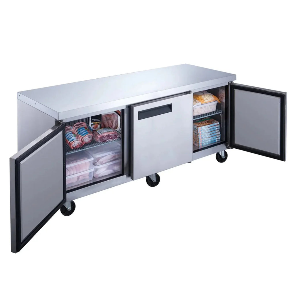 West Kitchen Undercounter 72 Door WDUC72F Worktop 3 Freezer