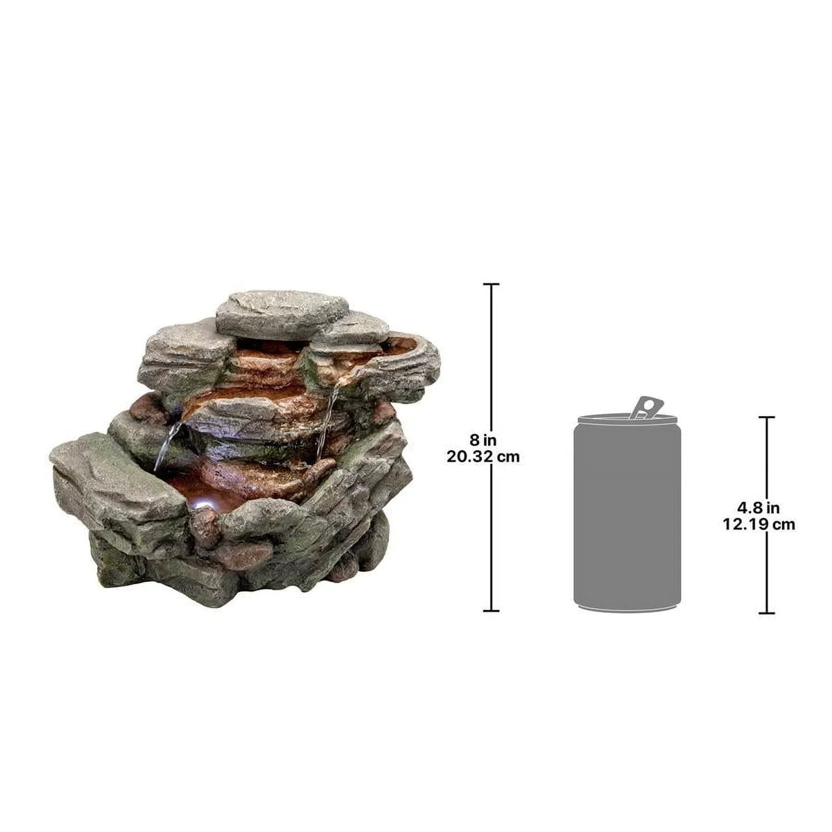 Tabletop Creek Design Toscano Waterfall Fountain Cascading