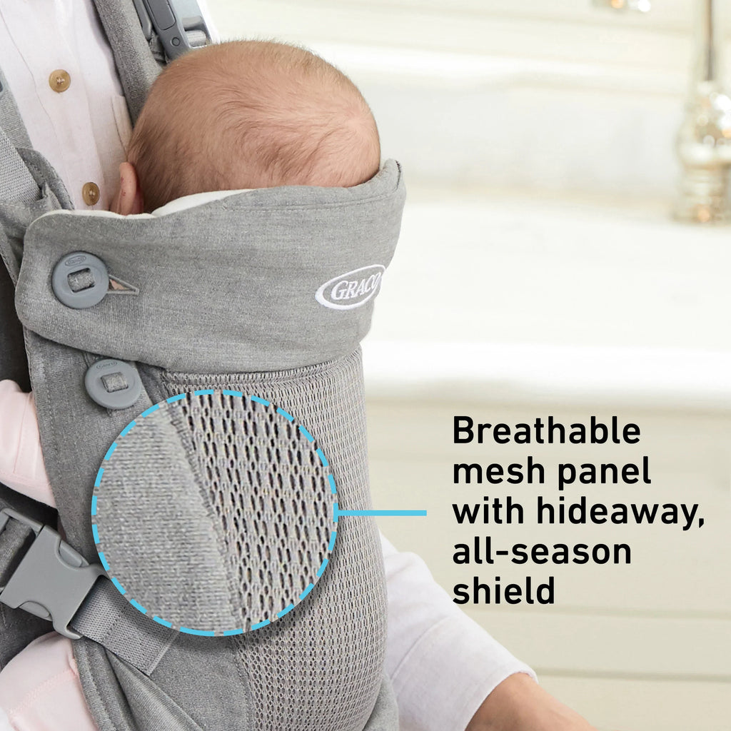 Cradle Baby Mineral 4-in-1 Gray Graco Carrier, Me