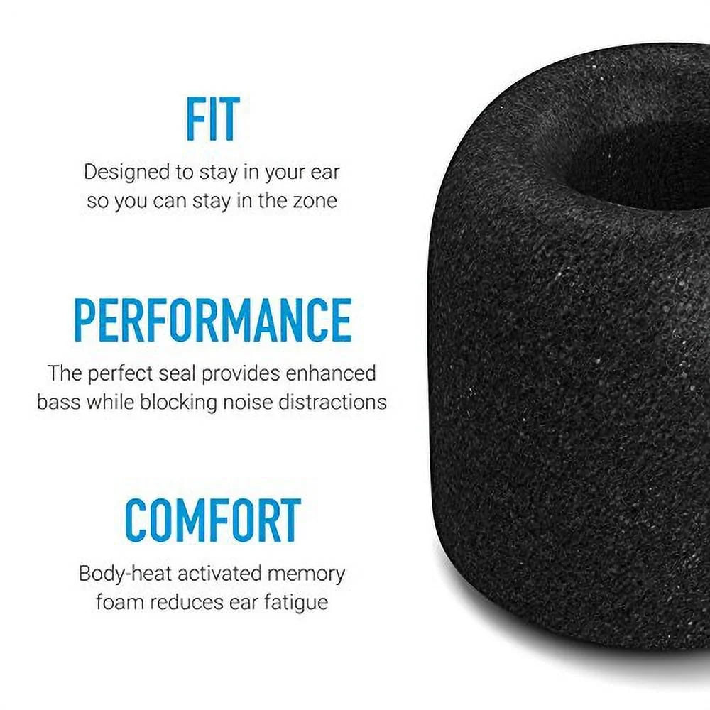 7.00BT, CX Fit(Large,3 and Sennheiser IE S, Cancelling Momentum Memory Earphone Premium Comply Replacement Earbud MIE2, HD1 for Pairs) 5.00 Tips 800 Secure Tips, 3.00, Foam Comfortable Isolation Noise