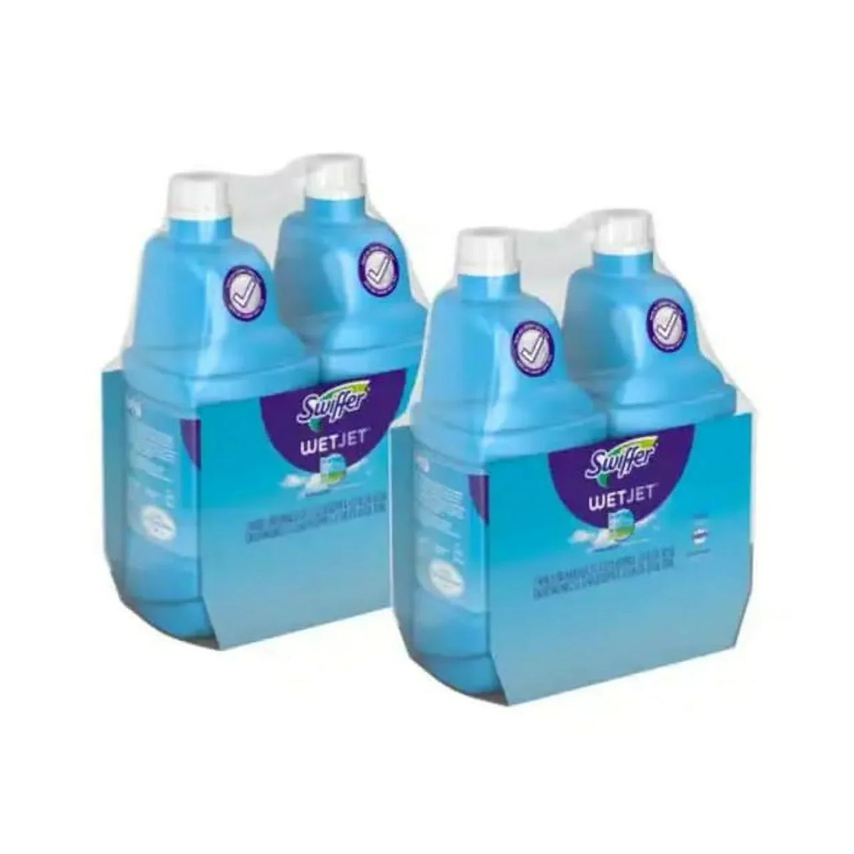 Multi-Purpose 42 Fresh oz. Floor Scent, Cleaner Window Pack Swiffer with 4 WetJet Open Refill