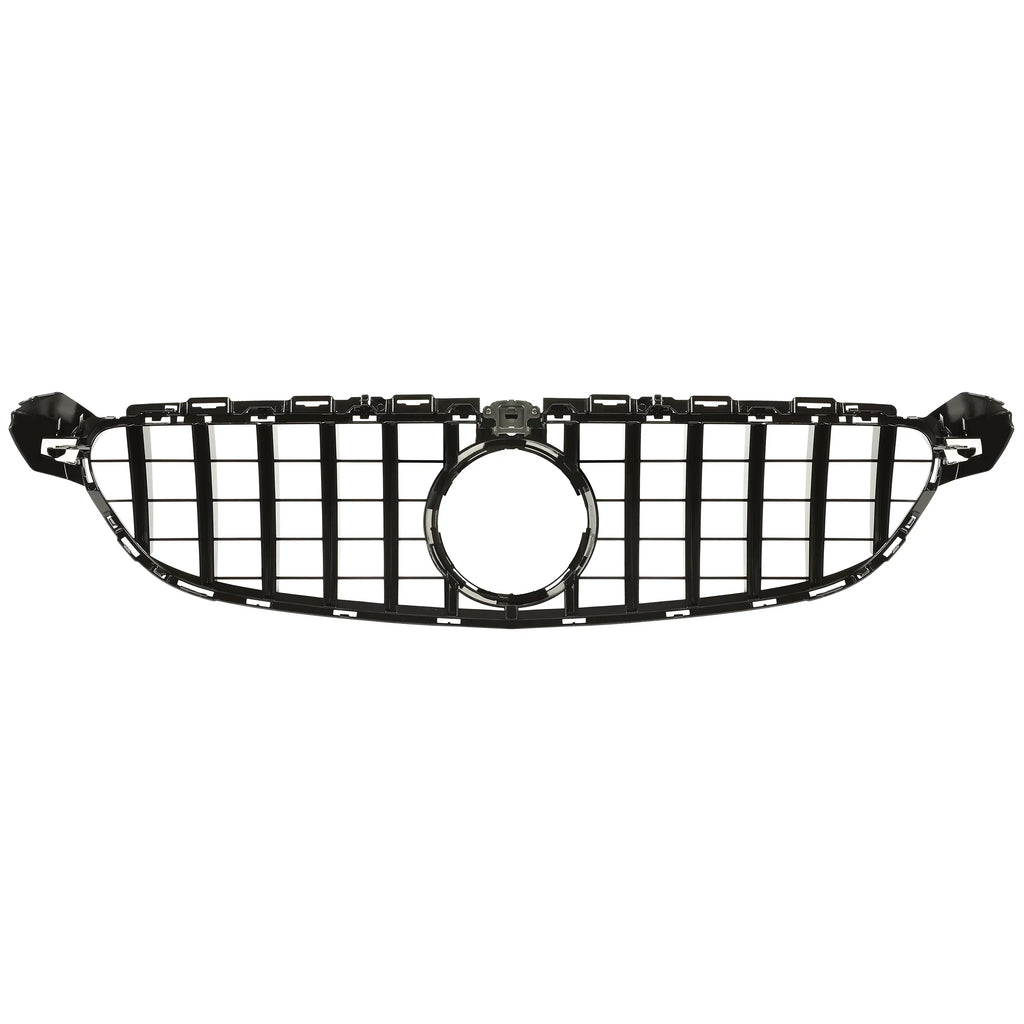 2017 Painted Black Or Camera for C63 Bumper Mercedes Cover Front Both with design W205 2018 2015 without 2016 for AMG Kojem Benz S Grille