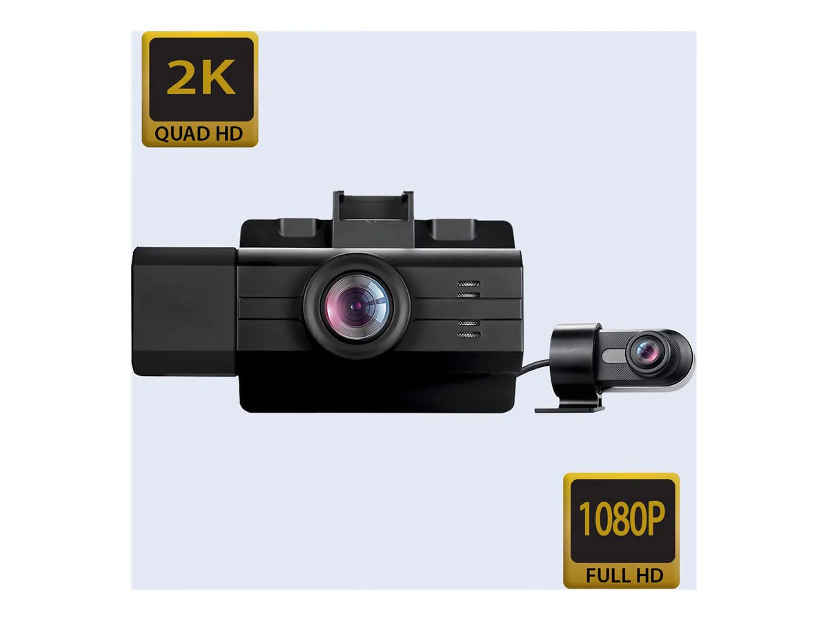 2K with Edition Dash Adesso G-Sensor View, View GOSP32G Surveillance by Rear Cam Pro Front 3-Channel Angle View, Cabin Wide - - myGEKOgear Scout