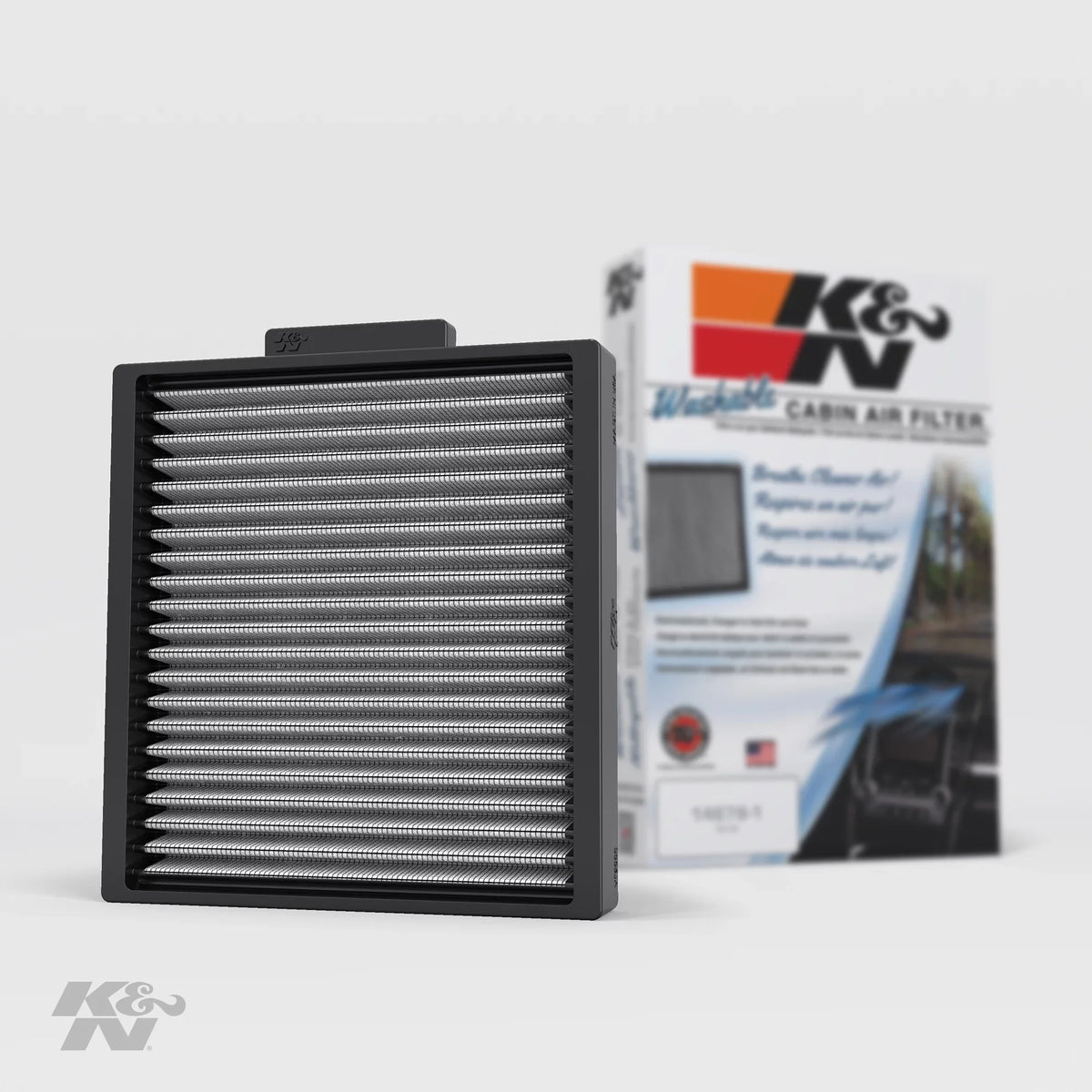(Grand Vehicle Van, Washable Select K&N Cargo Van) For Filter: & Town Reusable: Air Dodge/Chrysler and 2008-2018 Cabin Country VF2038 Models, Designed Caravan,