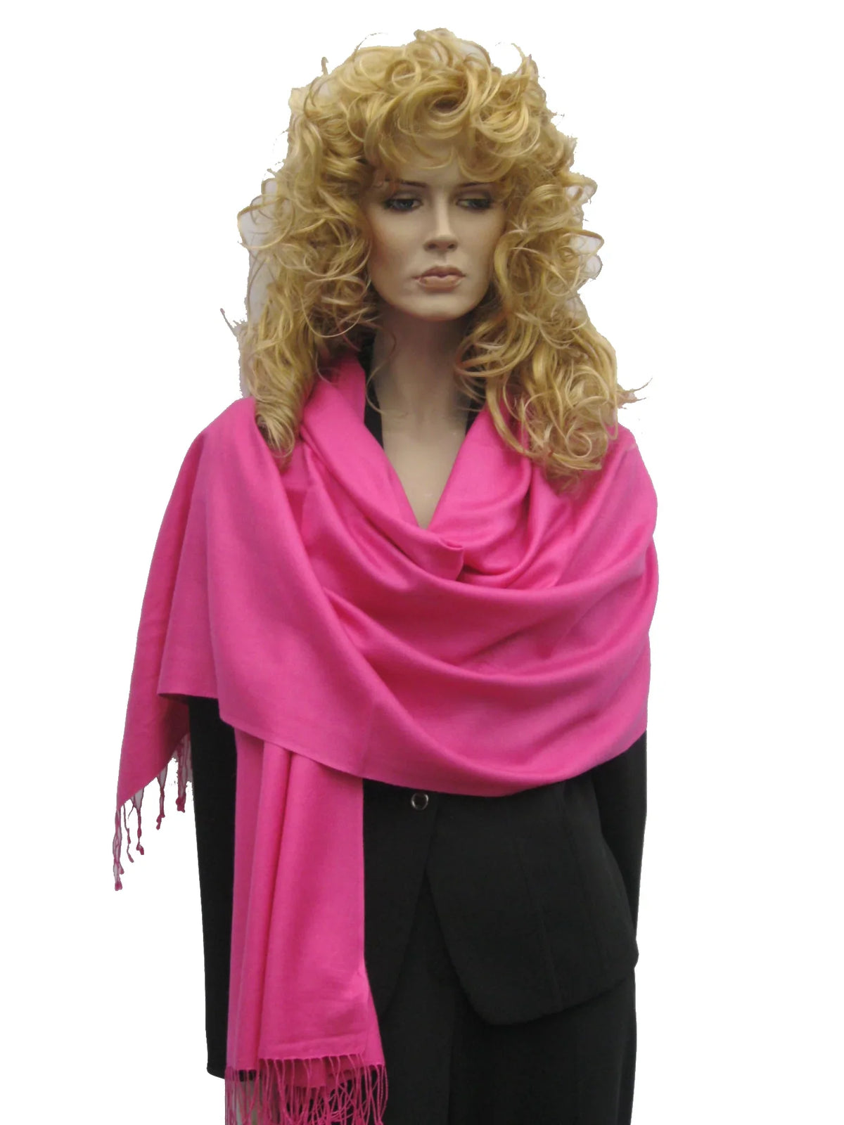 (Hot Scarf/Wool/Silk Shawl) Regular Pink Shawl/Shawls/Scarf/Scarves/Wrap/Stole/Muffler/Cape/Ruana/Blanket/Throw/Pashmina Shawl/Cashmere