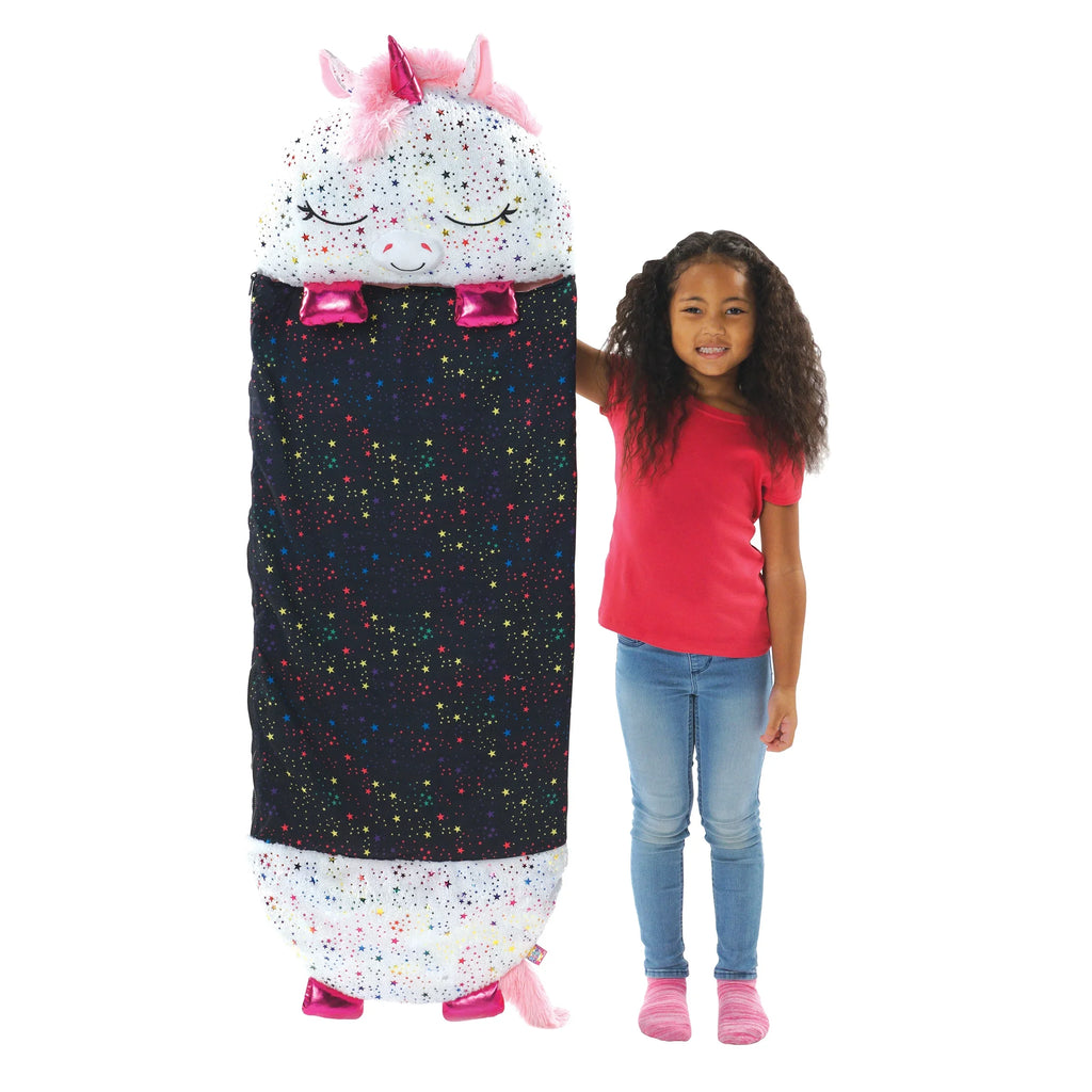 Sleeping and One, Plush Happy in Pillow Toy Nappers Unicorn Sack