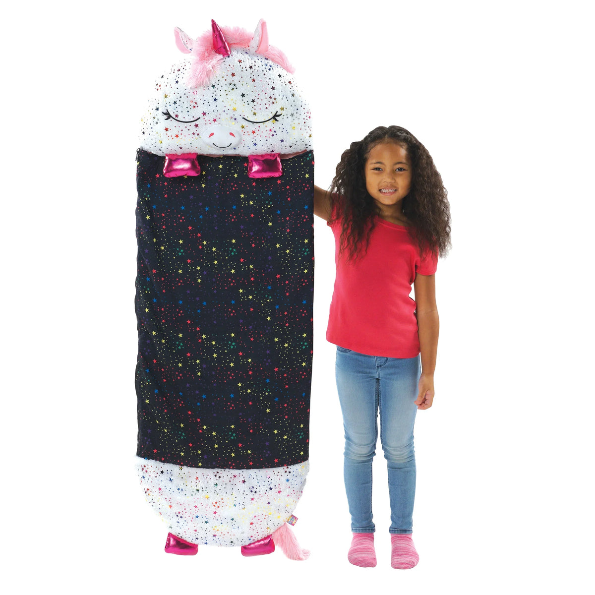 Sleeping and One, Plush Happy in Pillow Toy Nappers Unicorn Sack