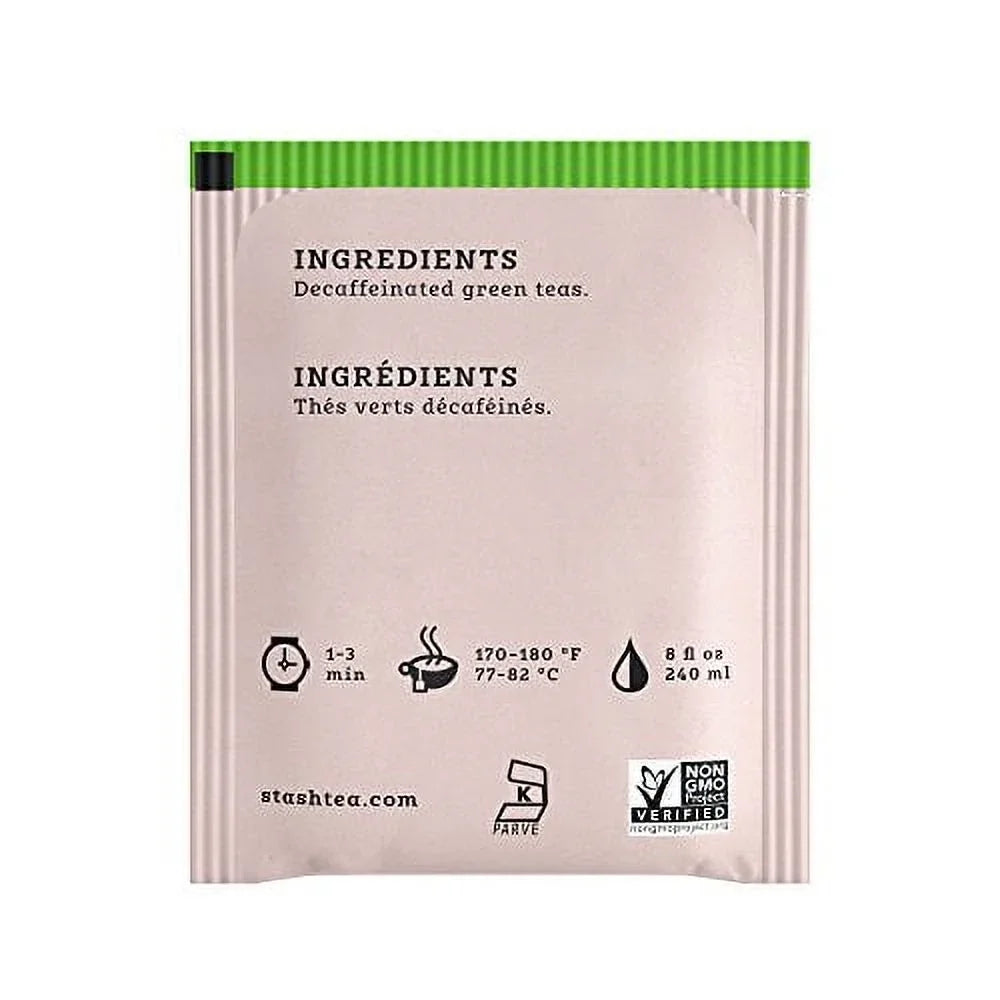 May Green Bags Tea Vary) of 100 Decaf (Packaging Premium Tea Box Stash Tea,