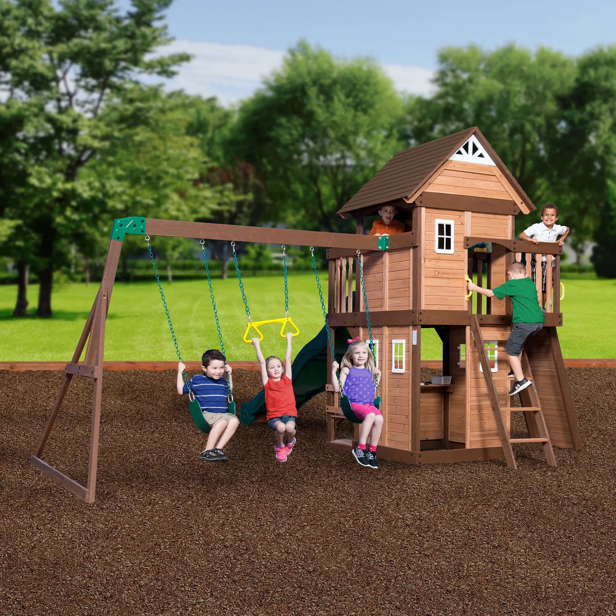 Backyard Set Swing Mount Discovery Triumph