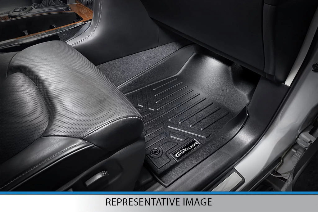 All Set Weather 3 Chrysler Black Mats 2017-21 Pacifica Rows Smartliner Floor for