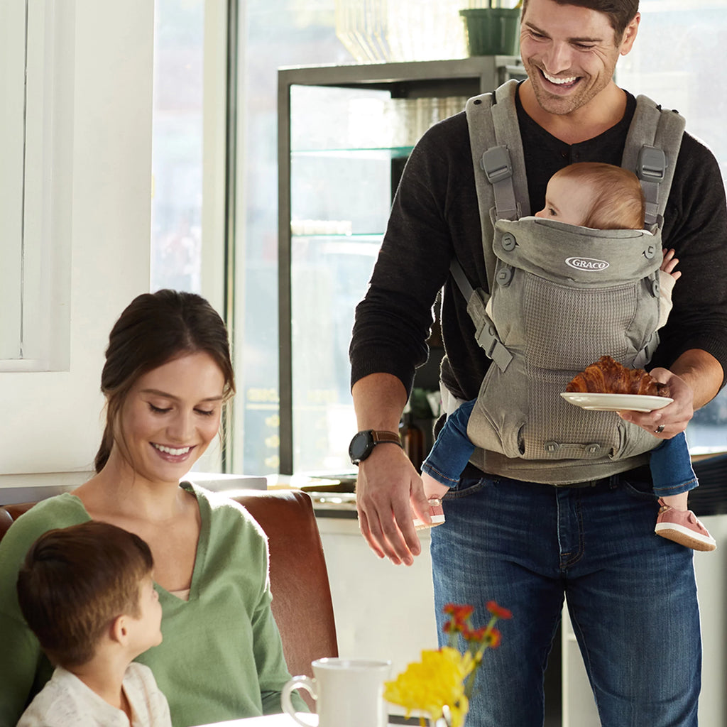 Cradle Baby Mineral 4-in-1 Gray Graco Carrier, Me