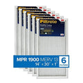 dimensions 6-Pack 29.81 Furnace 0.78) Allergen, Filter, (exact Healthy x x 14x30x1, Living Air Filtrete 13.81 1900, Ultimate MPR AC