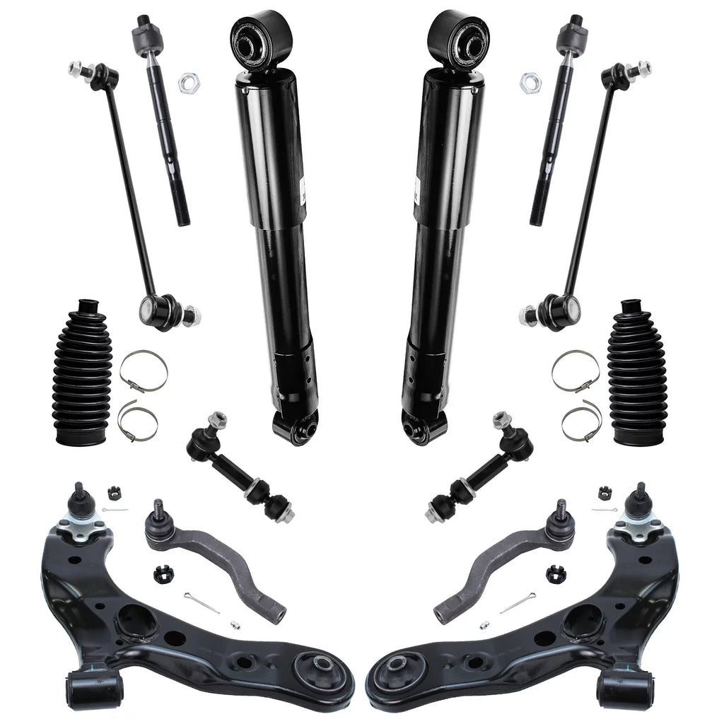 2011, 2008 16pc Sway 3.5L 2 Bar RAV4 for Struts, Ball Suspension 4 - 2 Detroit Tie Toyota Lower Boots Control 2 2 4 Links, Arms Ready Shocks, Kit Joints, Axle & 2006-2012 Rods, 2007 2010 2009