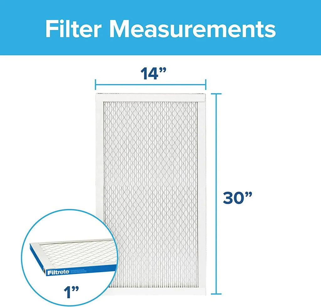 dimensions 6-Pack 29.81 Furnace 0.78) Allergen, Filter, (exact Healthy x x 14x30x1, Living Air Filtrete 13.81 1900, Ultimate MPR AC