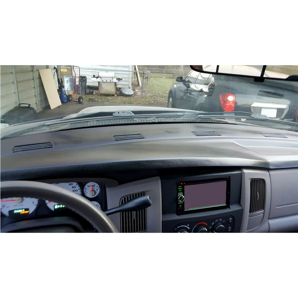 Molded Pad Protector Board Dash Cap Dodge 3500 Dashboard Cover 2002 2005 1500 2500 Overlay 2004 2003 Skin Kojem for Cover Black Ram