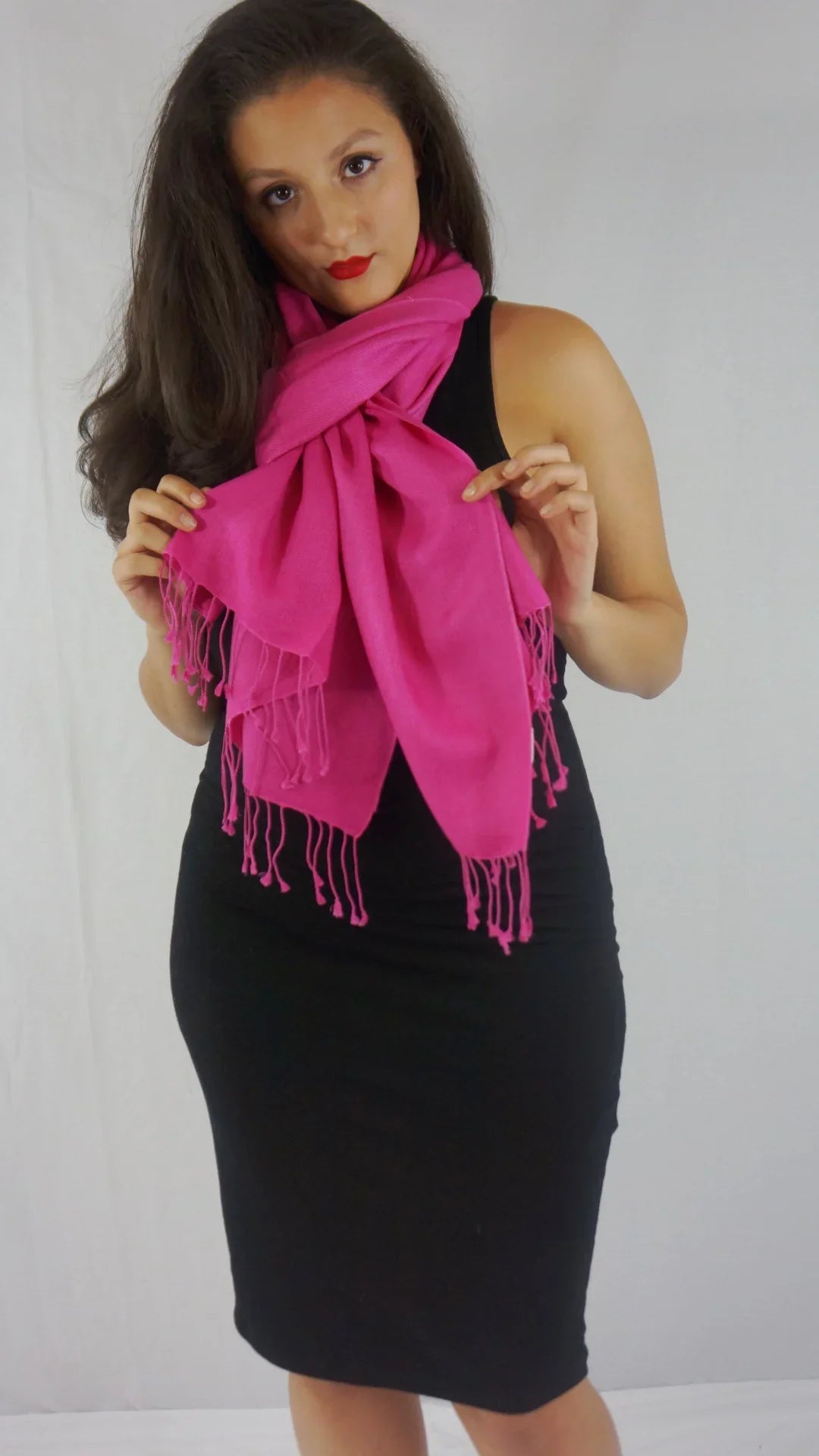 (Hot Scarf/Wool/Silk Shawl) Regular Pink Shawl/Shawls/Scarf/Scarves/Wrap/Stole/Muffler/Cape/Ruana/Blanket/Throw/Pashmina Shawl/Cashmere