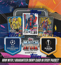 Soccer 30 Display 2020 2021 Topps Pack Champions Box League with Match Attax Shiny Cards UEFA