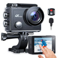 Vlog 4K 170° Sport Touch Action 60FPS Camera 40M Angle Screen Underwater WF EIS Control Cam Camera 24MP Waterproof Wide with Camera Remote