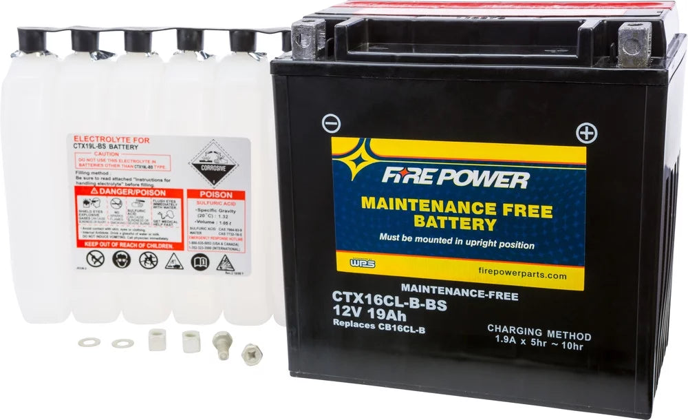 Compatible WaveBlaster 1993-1996 Power With Fire (WB700) Yamaha Maintenance Free Battery